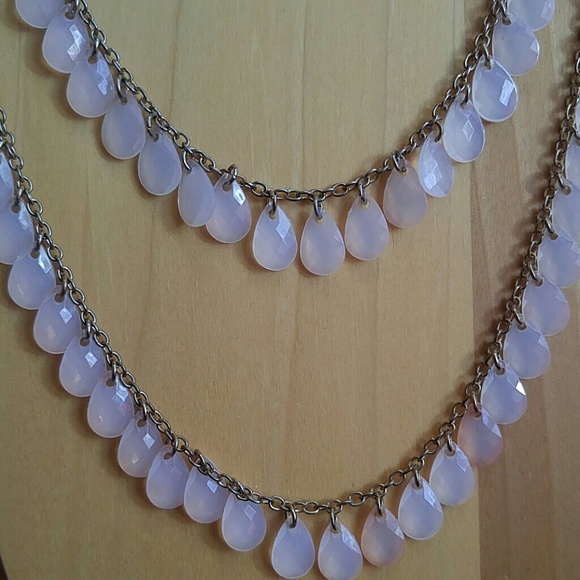 ♦ 3 for $15 Costume Teardrop Layered Necklace - Picture 6 of 7